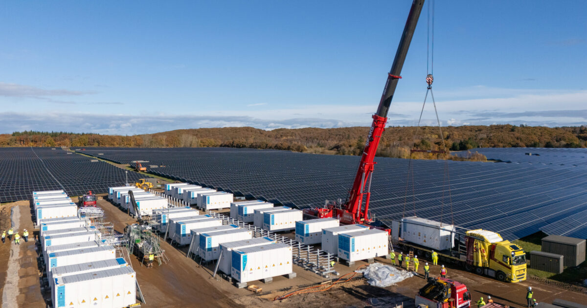 Building the largest combined solar and battery (BESS) park in Northern ...