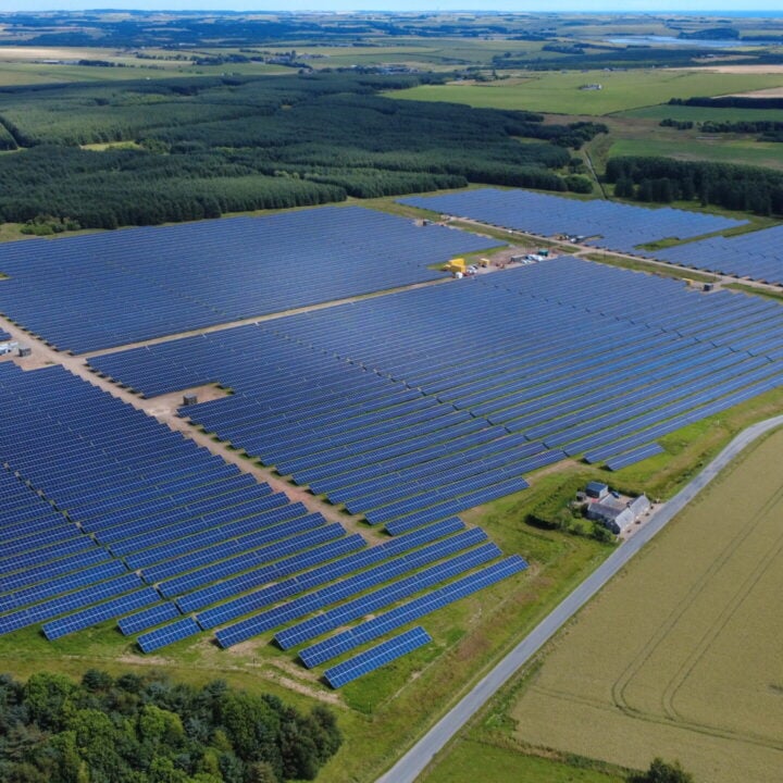 Kincraig solar park in the UK